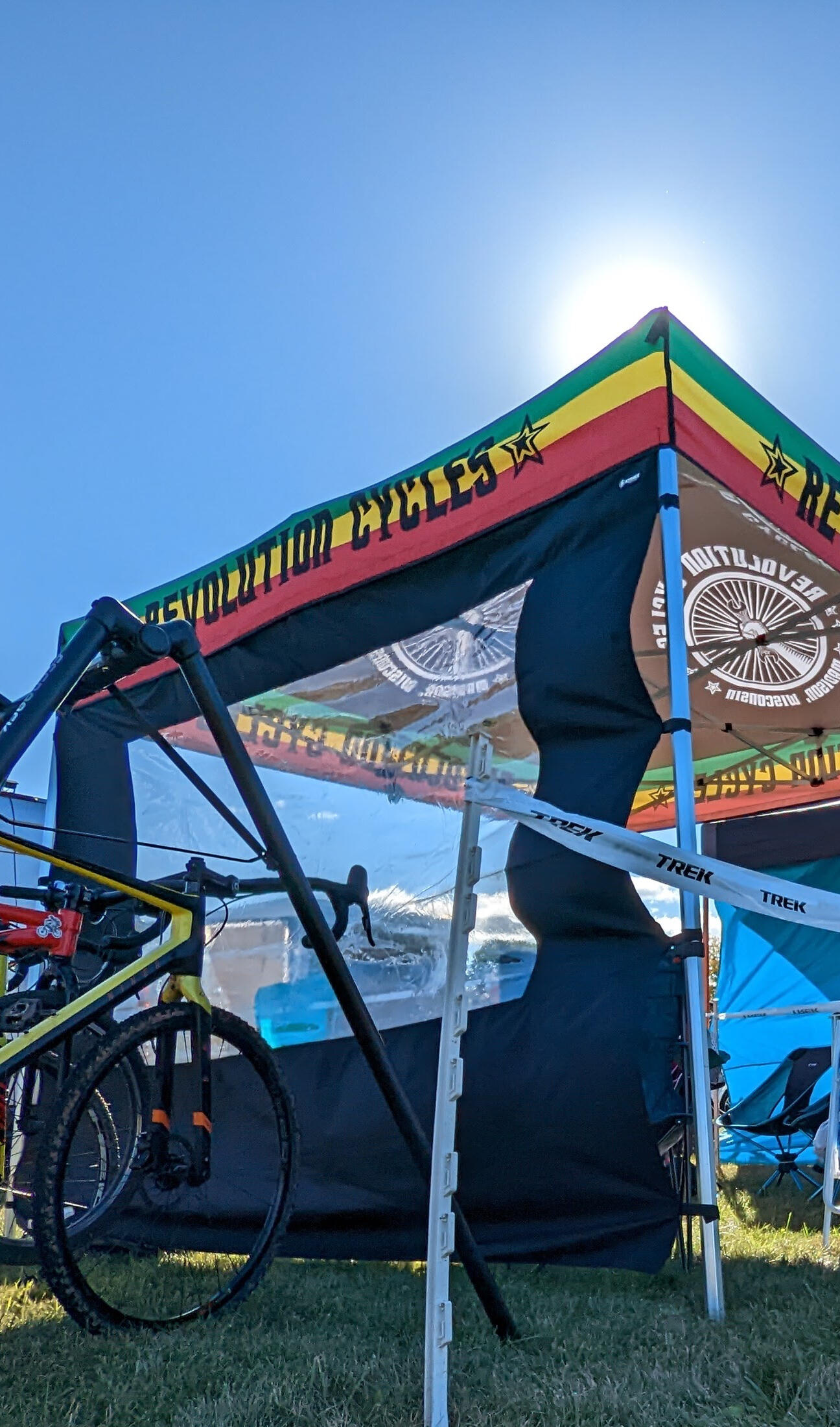 Revolution Cycles Team Tent